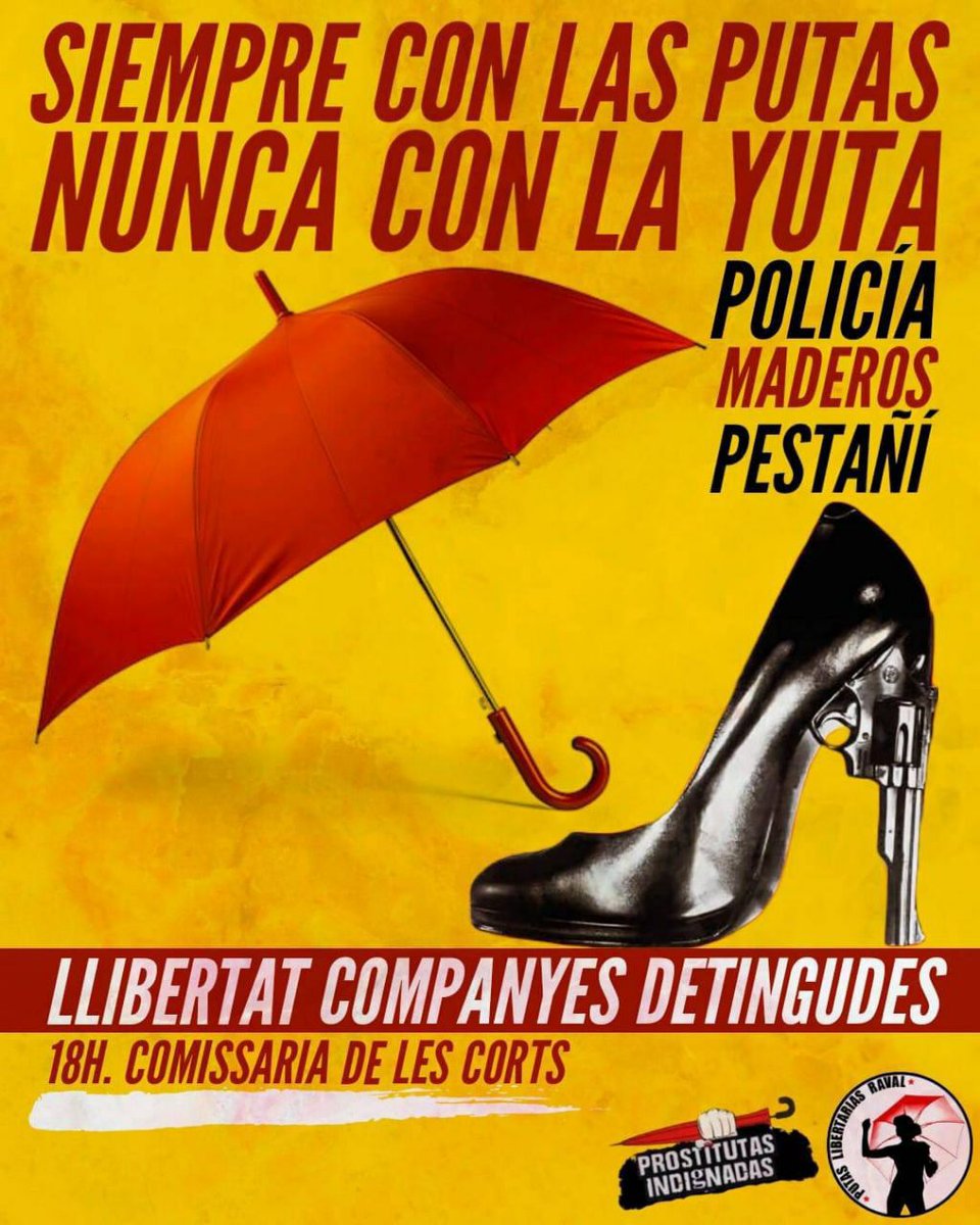 #Barcelona REDADA POLICIAL EL #17D detenidas 7 compañeras.

*CONVOCATORIA HOY A LAS 18:00 EN MOSSOS D'ESQUADRA DE LES CORTS PARA SOLIDARIZARSE CON LAS DETENIDAS*
