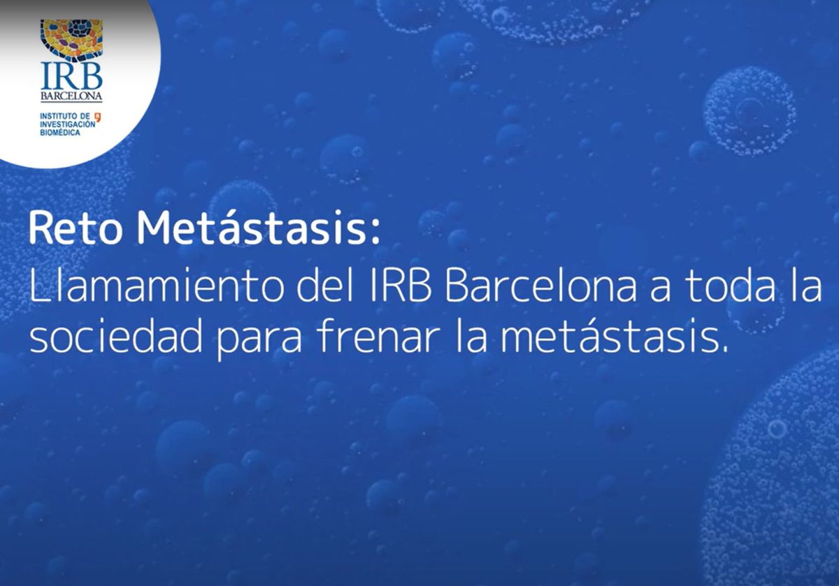Barcelona Health Hub (@bcnhealthhub) on Twitter photo Join the #MetastasisChallenge to find a cure for cancer! <a href="/IRBBarcelona/">IRB Barcelona</a> is calling society to action in the fight against metastasis.💪 They want everyone to participate in raising €5M to accelerate research & equip new laboratories. See how you can help 👉barcelonahealthhub.com/en/news/join-t… Join the #MetastasisChallenge to find a cure for cancer! <a href="/IRBBarcelona/">IRB Barcelona</a> is calling society to action in the fight against metastasis.💪 They want everyone to participate in raising €5M to accelerate research & equip new laboratories. See how you can help 👉barcelonahealthhub.com/en/news/join-t…