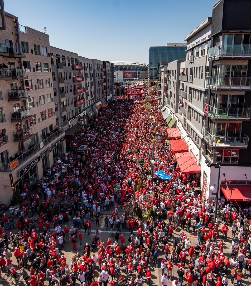 Who: Cincinnati Reds
What: #RedsOpeningDay
Where: Our place
When: 100 days
Why: Because it's a national holiday