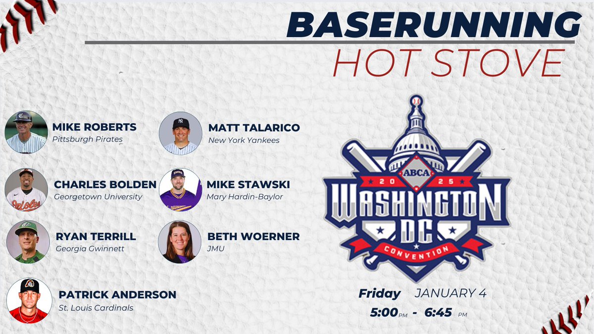 Ryan Brownlee (@coachb_abca) on Twitter photo We have a group of heavy hitters for #abca2025 <a href="/ABCA1945/">ABCA</a> #baserunning Hot Stove <a href="/Pirates/">Pittsburgh Pirates</a> <a href="/Cardinals/">St. Louis Cardinals</a> <a href="/StealBasesCom/">StealBases</a> <a href="/MikeStawski/">Mike Stawski</a> <a href="/CoachBolden_/">Charles Bolden</a> <a href="/CoachTerrill21/">Ryan Terrill</a> <a href="/beth_woerner/">Beth Woerner</a>
⬇️⚾️❤️🙏⬇️ We have a group of heavy hitters for #abca2025 <a href="/ABCA1945/">ABCA</a> #baserunning Hot Stove <a href="/Pirates/">Pittsburgh Pirates</a> <a href="/Cardinals/">St. Louis Cardinals</a> <a href="/StealBasesCom/">StealBases</a> <a href="/MikeStawski/">Mike Stawski</a> <a href="/CoachBolden_/">Charles Bolden</a> <a href="/CoachTerrill21/">Ryan Terrill</a> <a href="/beth_woerner/">Beth Woerner</a>
⬇️⚾️❤️🙏⬇️