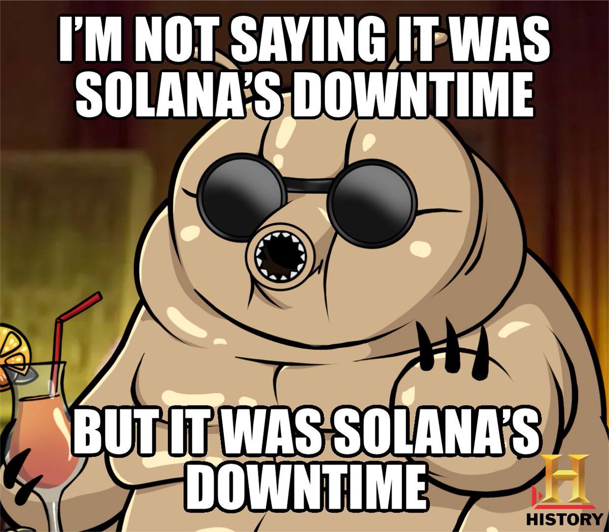 Tardionmoon's tweet photo. When you’ve been vibing for billions of years, you start to recognize the signs, ser 🍹

I'm not saying it was @solana’s downtime... But it was Solana’s downtime.

SUI doesn’t go down. It only goes up 🚀 https://t.co/oOrQVi7WU7