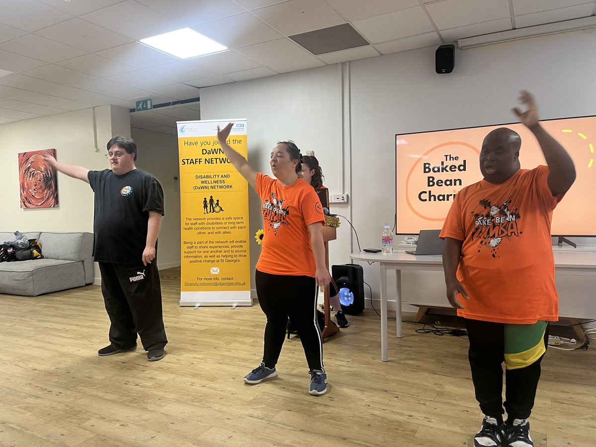 search_george's tweet photo. What an afternoon, celebrating Disability History Month @geshNHS , with Zumba from @BakedBeanCo and an inspiring talk from @ifethomas1 
@dfnsearch 
@cricketgreensch 
#disabilityhistorymonth #autism #learningdisability #learningdifficulty #adhd https://t.co/SIGbpQwzO3