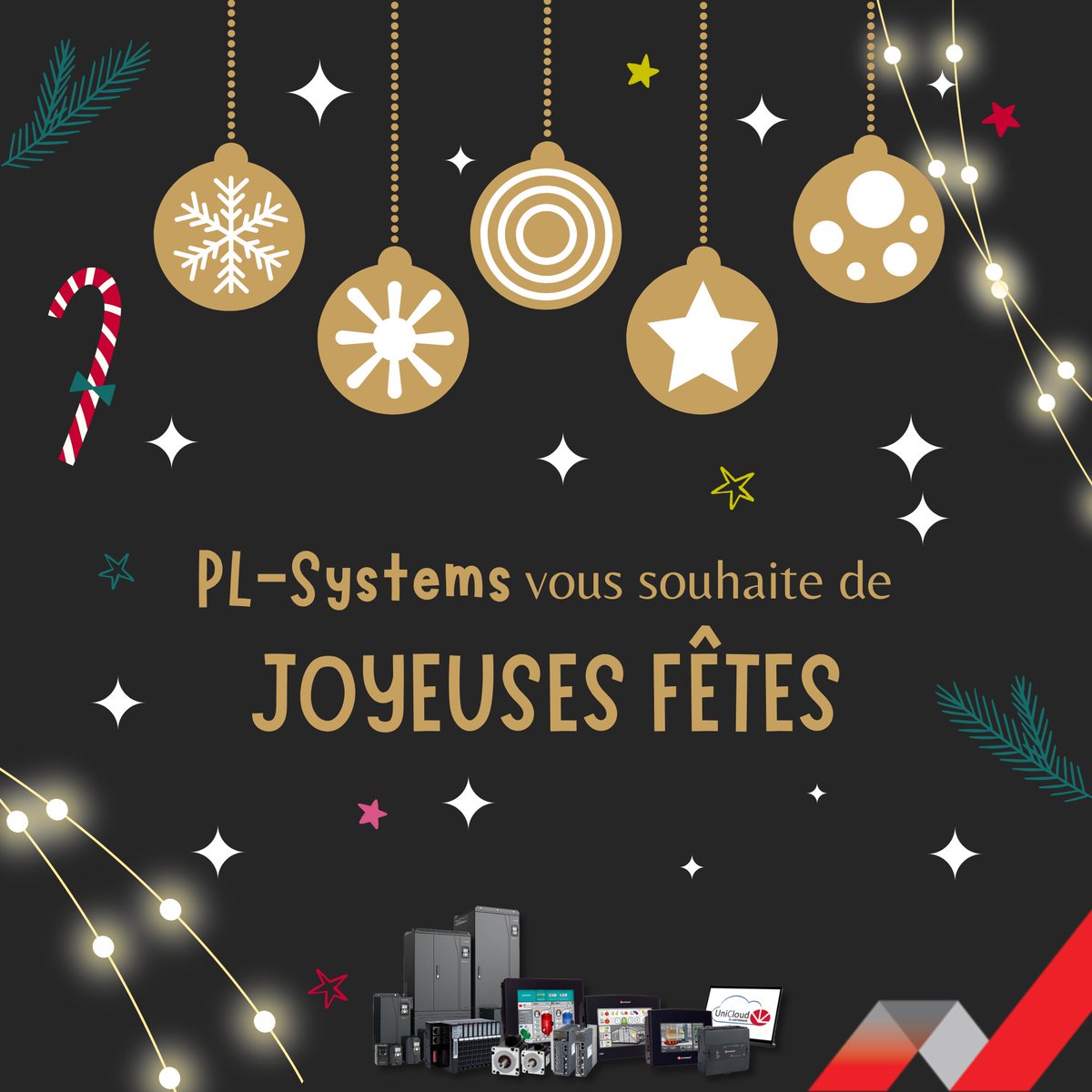 PLSystems's tweet photo. ✨ Joyeuses fêtes à tous ! ✨

Nous vous remercions pour la confiance que vous nous accordez et le chemin parcouru à vos côtés et nous vous souhaitons pour vous, vos proches et votre équipe tout le succès que vous méritez !

🎉 Très belle année à vous !

L'équipe PL Systems https://t.co/OPBjPeolr2