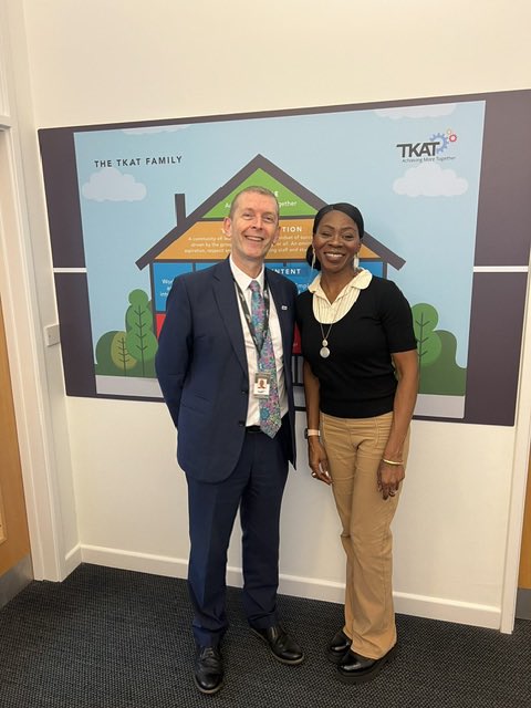 Over 80 delegates from our <a href="/TKATAcademies/">TKAT: Achieving More Together.</a> schools and outside our Trust attended the annual <a href="/TKATACE/">TKATACE</a> conference at The Atkins Centre, Sidcup.

Delegates explored the #TKATACE journey and the new framework.

Read the full story here 
shorturl.at/Af61i

#oneTKATfamily