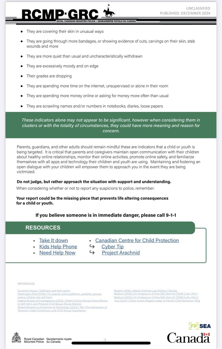 We are sharing an important update from the RCMP regarding a group known as “The COM,” which is reported to be exploiting children and youth. We urge you to stay observant and be aware of the warning signs.

Thank you for your attention to this important matter.
#BDNMB #Brandonmb