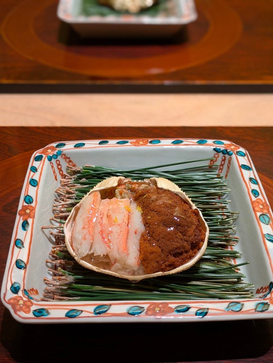 nchons2's tweet photo. 白金　にし田🦀今は松葉蟹のコース☺️
蟹リゾット、最後は蟹飯と大満足😮‍💨☺️😮‍💨
蟹を楽しみたいならにし田さんありですね😆💓💓💓
#福岡グルメ#白金にし田#松葉蟹#福岡ごはん https://t.co/1UNQhGdbsJ