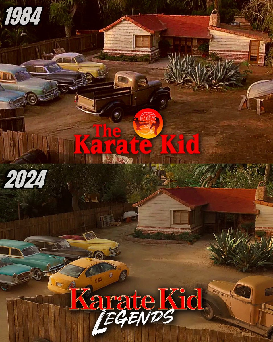 40 years separating the two and not much has changed. Different but same.

#KarateKidLegends #KarateKidMovie #KarateKid #CobraKai #Sony
