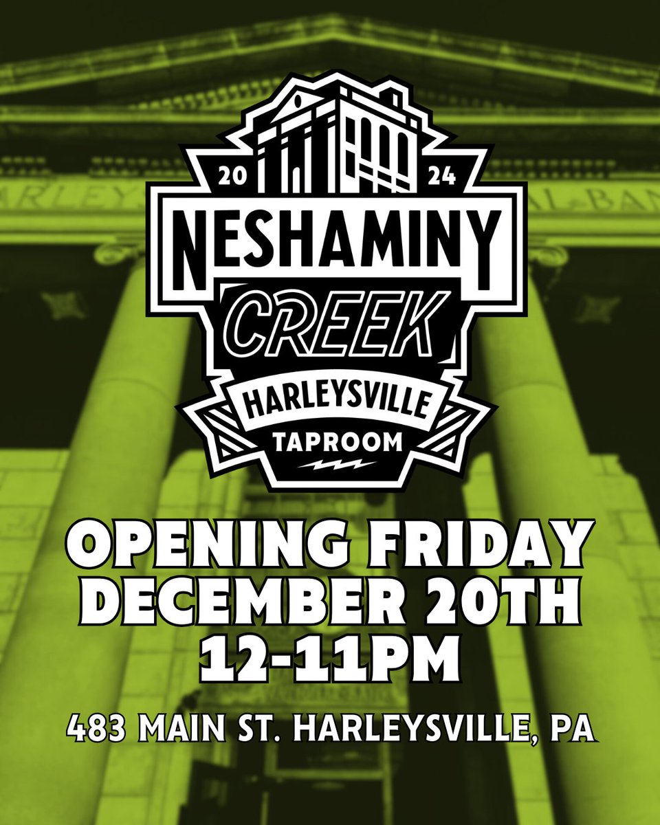 Y'all still here? We've been busy getting ready to open our new taproom in #Harleysville this FRIDAY!