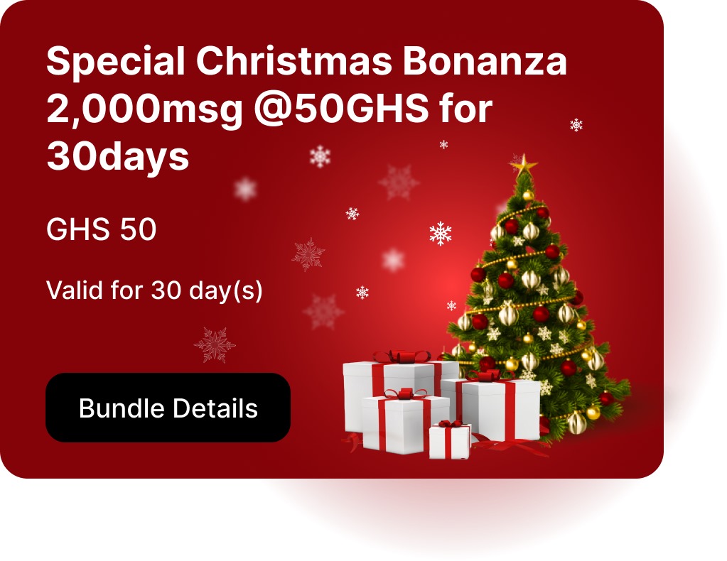 wigalgh's tweet image. 🎄✨ Christmas Bonanza Alert! 🎁🎉
 🛍️ Send Now &amp;amp; Save Big!
⏳ Offer valid for a limited time only – don’t miss out!
👉  frog.wigal.com.gh 
Celebrate this festive season with savings that make you smile! 🎅 #TechGH #GhanaTech #accurate #Election2024 #ghana #Download