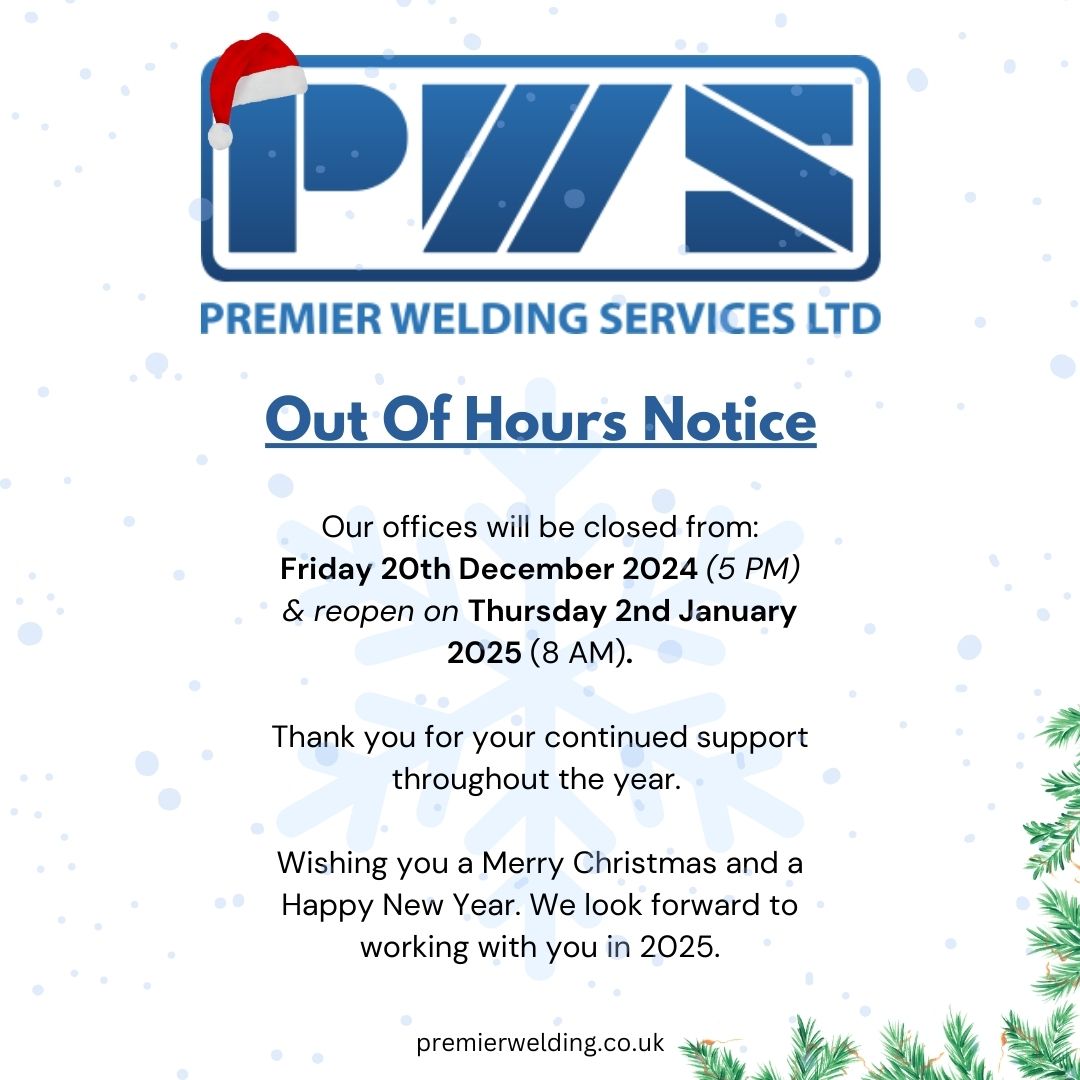 Out Of Hours Notice!

Our offices will be closed from: Friday 20th December 2024 (5 PM) &amp; reopen on Thursday 2nd January 2025 (8 AM). 

Thank you for your continued support throughout the year.

We look forward to working with you in 2025.