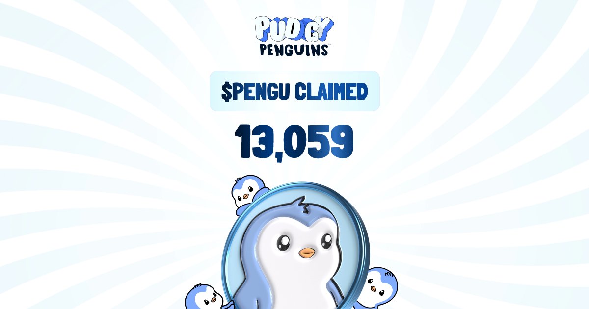 woah, thanks <a href="/pudgypenguins/">Pudgy Penguins</a> for $PENGU

all of that just because I'm OG on SOL and ETH.