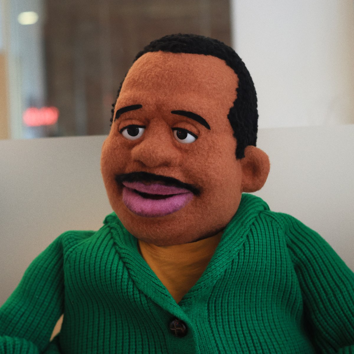 FurryPuppet's tweet image. Here he is! #StanleyHudson #theoffice #characterdesign #puppets #lesliedavidbaker #custompuppets