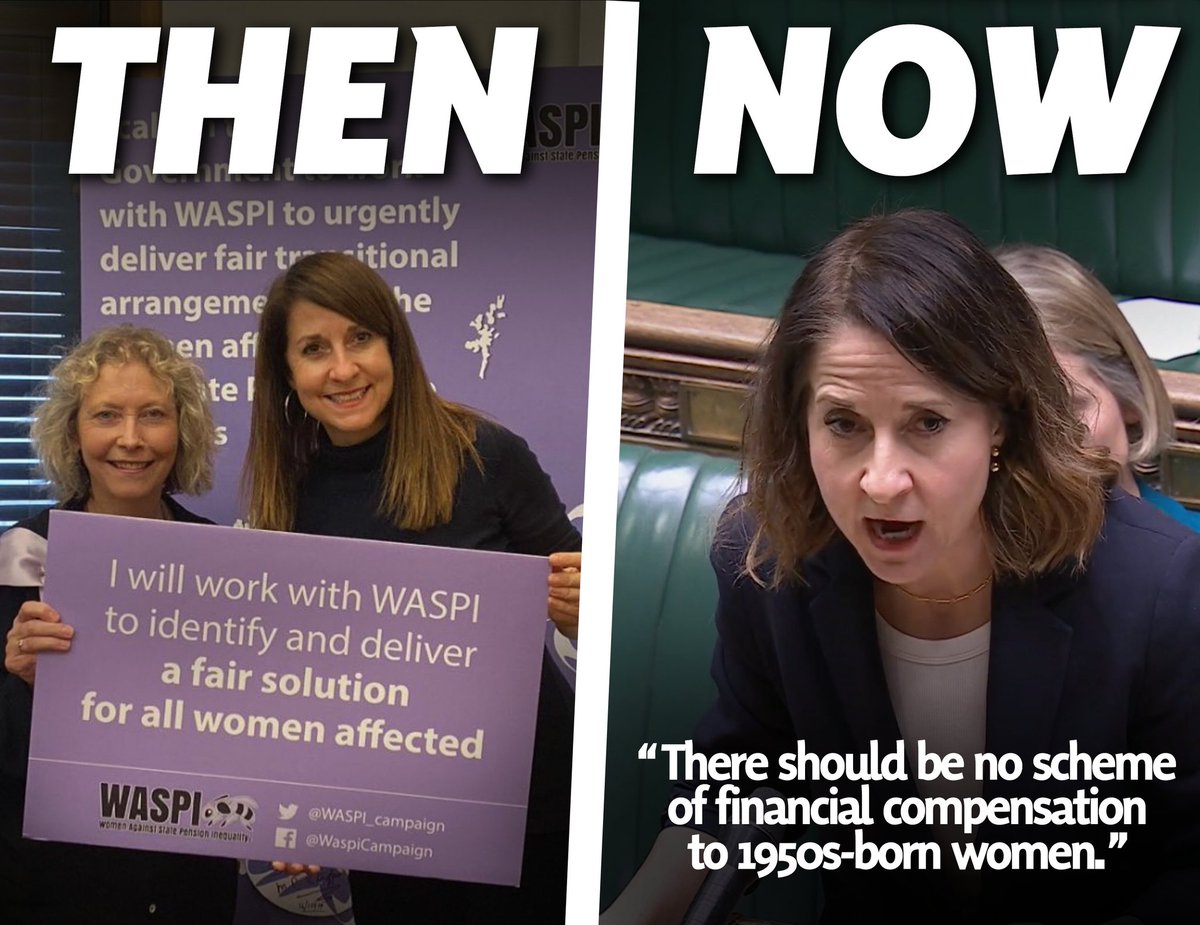 JerryHicksUnite's tweet image. No wonder people don't trust politicians
Labour lied to the Waspi women
Starmer, Reeves, Cooper, Sarwar, Baillie, Laird, Rayner Kendal
#waspiwomen #LizKendal #WASPI #Labour