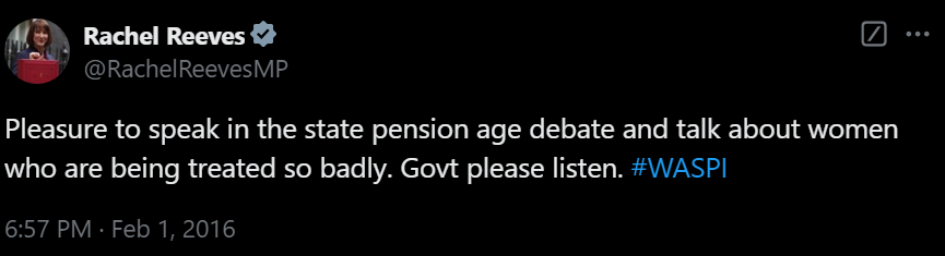 JerryHicksUnite's tweet image. No wonder people don't trust politicians
Labour lied to the Waspi women
Starmer, Reeves, Cooper, Sarwar, Baillie, Laird, Rayner Kendal
#waspiwomen #LizKendal #WASPI #Labour