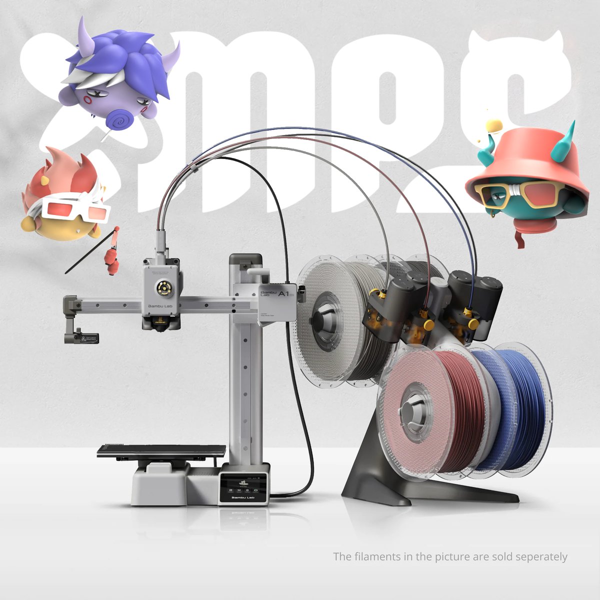 SuperNfty's tweet image. 🎉Imps only 3D-printer Giveaway🎉

We're giving away a 3D printer to a lucky Imp collector! I know some of you love the 3D print files but don’t have a printer yet—so I’m giving away a BambuLabs A1 Mini Combo!🎁

Join the raffle in Discord. Link below!👇
#bambulabs #Giveaway