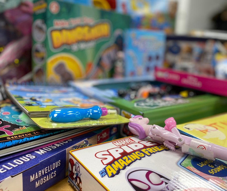 This year, for our annual Christmas donation, we joined Hits Radio's Mission Christmas to spread some cheer! 🎁✨ 

From Spider-Man sticker books to create-your-own charm bracelets, we've donate a variety of toys to help ensure every child has something to open on Christmas🎄