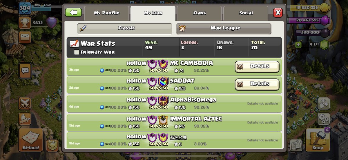 ๐๐จ๐ฐโก๏ธ๐๐จ๐ฐ (@clashhollow) on Twitter photo <a href="/ClashofClans/">Clash of Clans</a> Hey we are needing TH 17 semi max players we donโt want nothing rushed if you need a strong clan & a champ 2 cwl clan hit me up. Follow.
Clan tag: #2R9R82P0U
Clan link: hollow link.clashofclans.com/en?action=Openโฆ <a href="/ClashofClans/">Clash of Clans</a> Hey we are needing TH 17 semi max players we donโt want nothing rushed if you need a strong clan & a champ 2 cwl clan hit me up. Follow.
Clan tag: #2R9R82P0U
Clan link: hollow link.clashofclans.com/en?action=Openโฆ