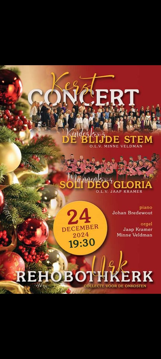 TouristInfoUrk's tweet photo. Kerstconcert op 24 december in de Rehobothkerk met o.a. mannenkoor #SoliDeoGoria https://t.co/2MO1SZmjNA