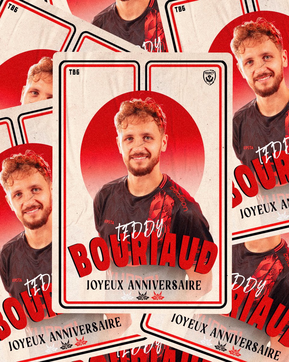 asnlofficiel's tweet photo. Notre n°6 fête ses 28 ans ! 🎉
Bon anniversaire Teddy 🔴⚪️
#ASNL I #FiersDeNosCouleurs I
#ASNLPOURTOUJOURS https://t.co/0LdXtATXKb