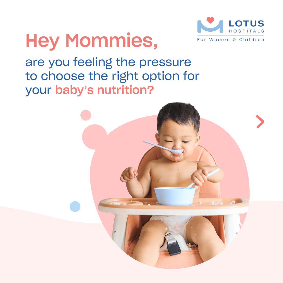 Lotus_Hospitals's tweet photo. Hey mommies, are you feeling the pressure to choose the right option for your baby’s nutrition? 

#BabyNutrition #HealthyBabies #FeedingTips #WinterBabyCare #HealthyBabyFood #FoodForBabies #LotusHospitals #PregnancyCare #ChildCare #MotherCare #Pediatrician #Pregnancy #Pediatrics https://t.co/geIx71yEuc