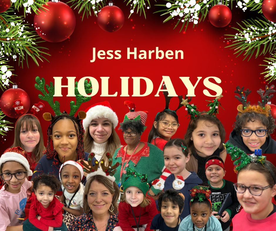 JessHarbenElem's tweet photo. Holiday headgear day at JHE doesn't disappoint! Check out our amazing JHE faces. #risdinsiders https://t.co/VDOLPcLsPY