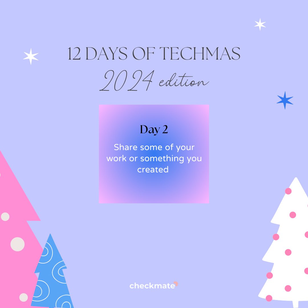 checkmateafrica's tweet photo. Itβs Day 2 of #12DaysofTechmas and we want to know what you do and see the magic you created this year! πββοΈ https://t.co/WAjQ2UEDEf
