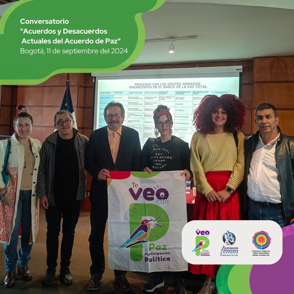 redteveoconp's tweet photo. 📢 En el conversatorio "Acuerdos y Desacuerdos del Acuerdo de Paz" 🗣️ en la Universidad de La Salle, participó Alejandra Mandón, presidenta de la Veeduría Ciudadana Te Veo con P de Paz y de Participación Política del Departamento de Santander. 💬 https://t.co/GkR0IUcuXH