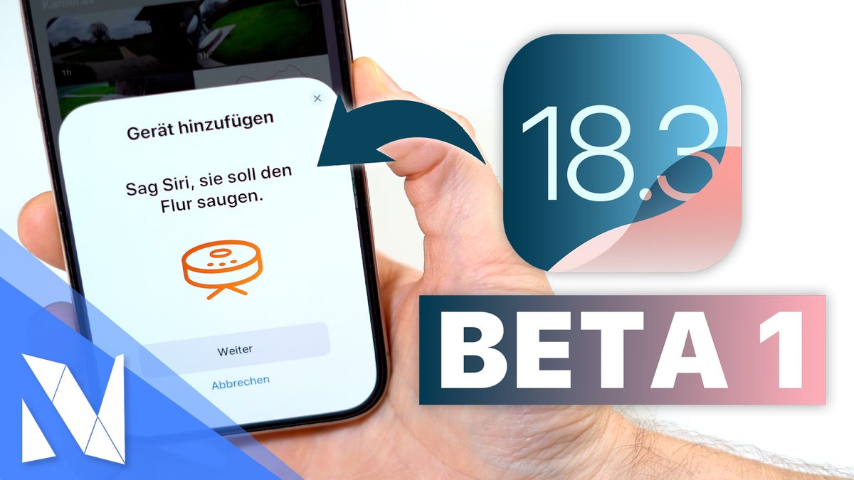 NilsHendrikWelk's tweet photo. iOS 18.3 Beta 1 ist seit gestern Abend verfügbar 📱🤩 Doch welche Neuerungen können wir von dem Update erwarten? 🤔 Unter anderem den Saugroboter-Support für Apple HomeKit 🧽🏡 Alles was ihr wissen müsst, jetzt im Video! 🚀 #iOS183 #iOS183Beta1
--> https://t.co/yZx1uM8sIh https://t.co/9tgytGGOd6