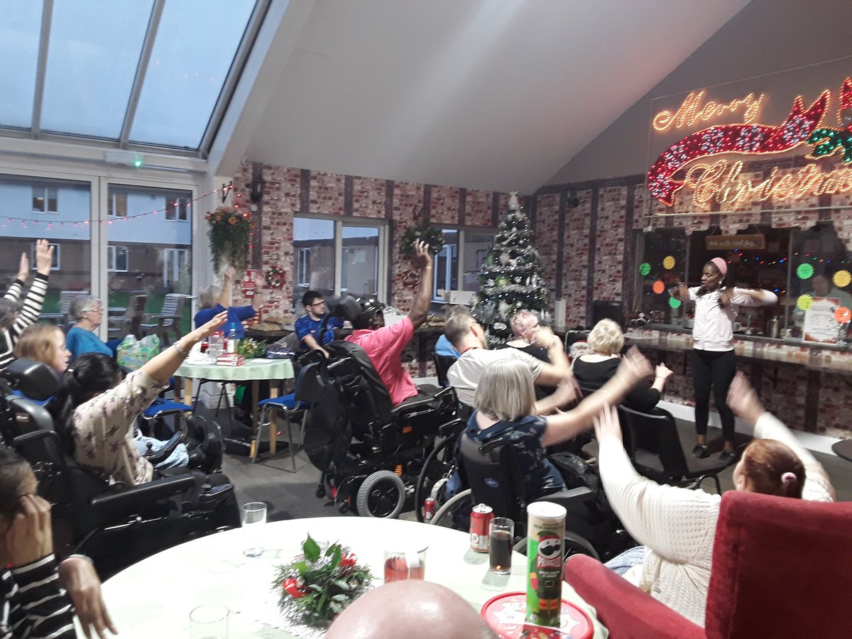 ForestCareTweet's tweet photo. Community club and residents here at fcv join in the exercise class 
And have there xmas party https://t.co/qXcwQv0I9y