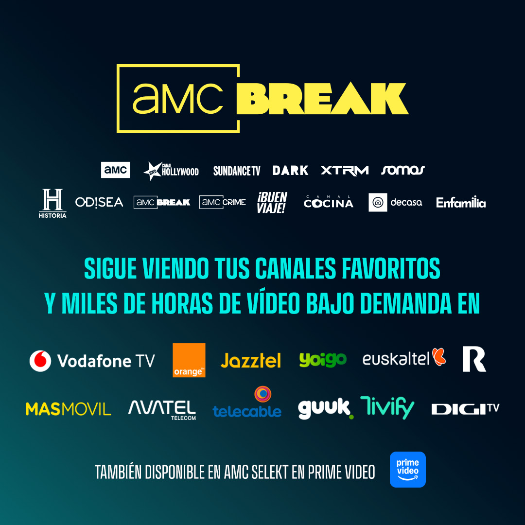 Hemos vivido momentos inolvidables juntos. Ahora Movistar ha decidido quitar a sus abonados AMC BREAK.

LA CURIOSIDAD NOS UNE. QUE NADA NOS SEPARE. #AdiosMovistar