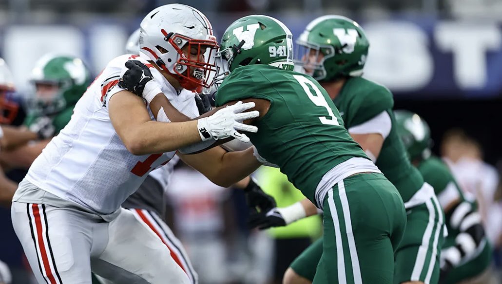 It's been an incredible four years, and we made history together. The final game didn't go as we planned, but I'm so proud of my guys and my team. I'll always be a Ram and thank you to <a href="/trenchmenAC/">Aaron Tank Jones</a> for helping me get to this point. Now it's time to do big things at <a href="/HCrossFB/">Holy Cross Football</a>.