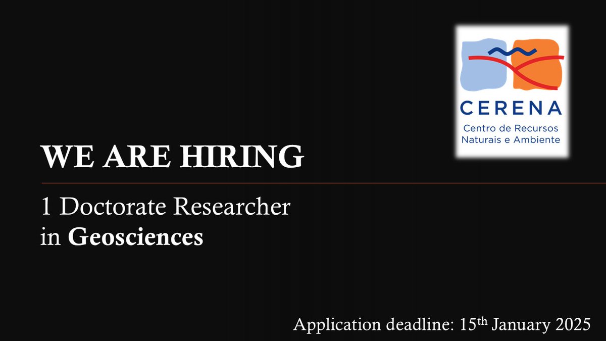 We're hiring a PhD researcher in Geosciences for the Horizon Europe MINOTAUR project! Focus on developing innovative subsurface modeling methods, real-time data assimilation, and deep learning for geo-modelling. 

🗓️Apply by Jan 15, 2025. 

🔗Know more: ist-id.pt/concursos/empr…