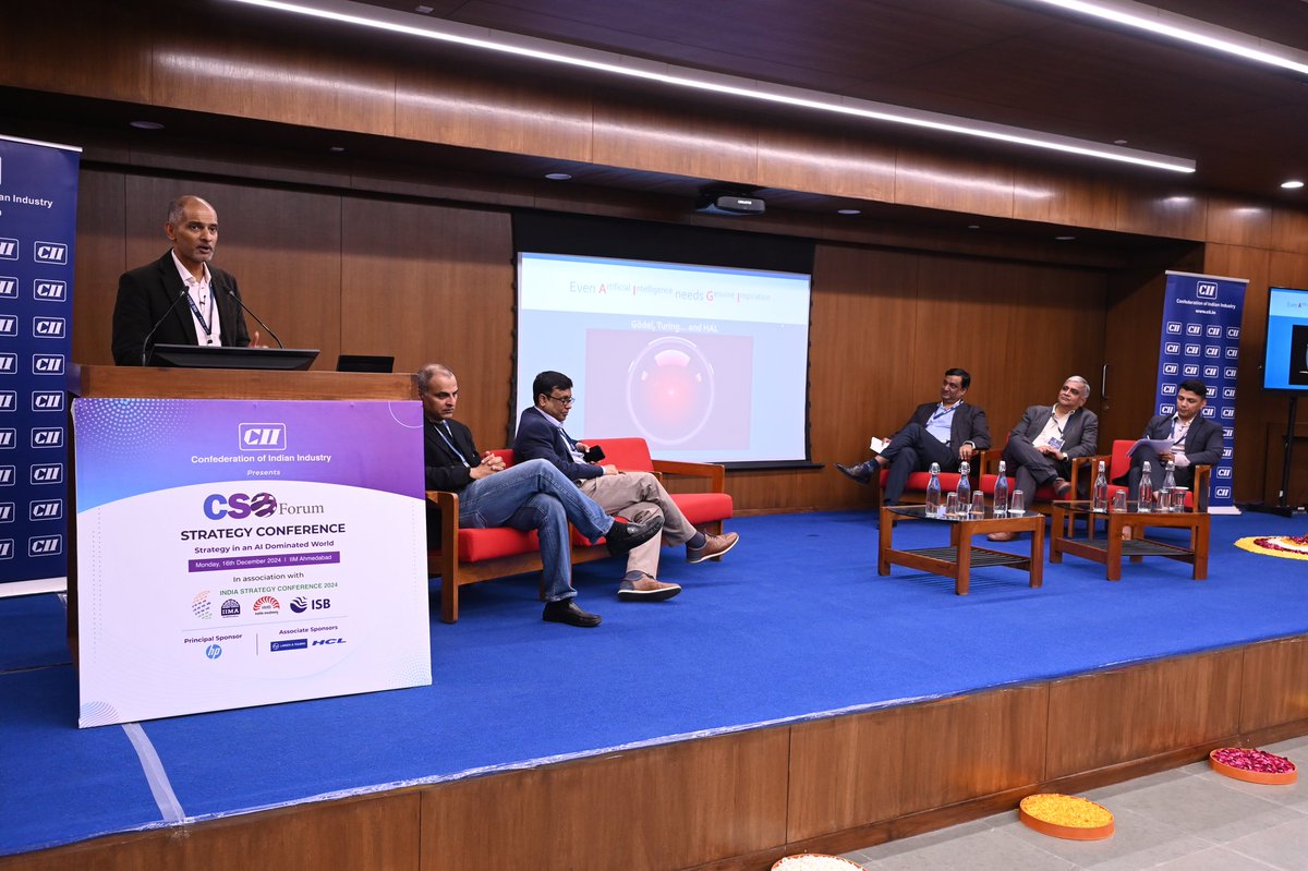 This was followed by a virtual welcome address by Prof Sharon Alvarez from the University of Pittsburgh and a keynote address by Prof Jeffrey J. Reuer from Purdue University.

The conference is being organised on the theme of “Strategizing in an AI-Dominated World”.