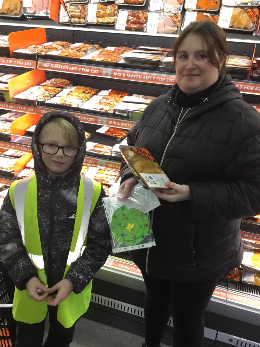 StMarksCEWigan's tweet image. The Dolphins have been out in the community, giving out decorations for their reverse Advent. 👏

#creatingabetterfuture