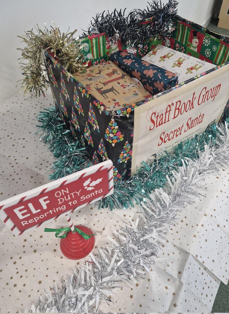 Happy Staff Book Group today and here's to lots of holiday 📚 reading.
