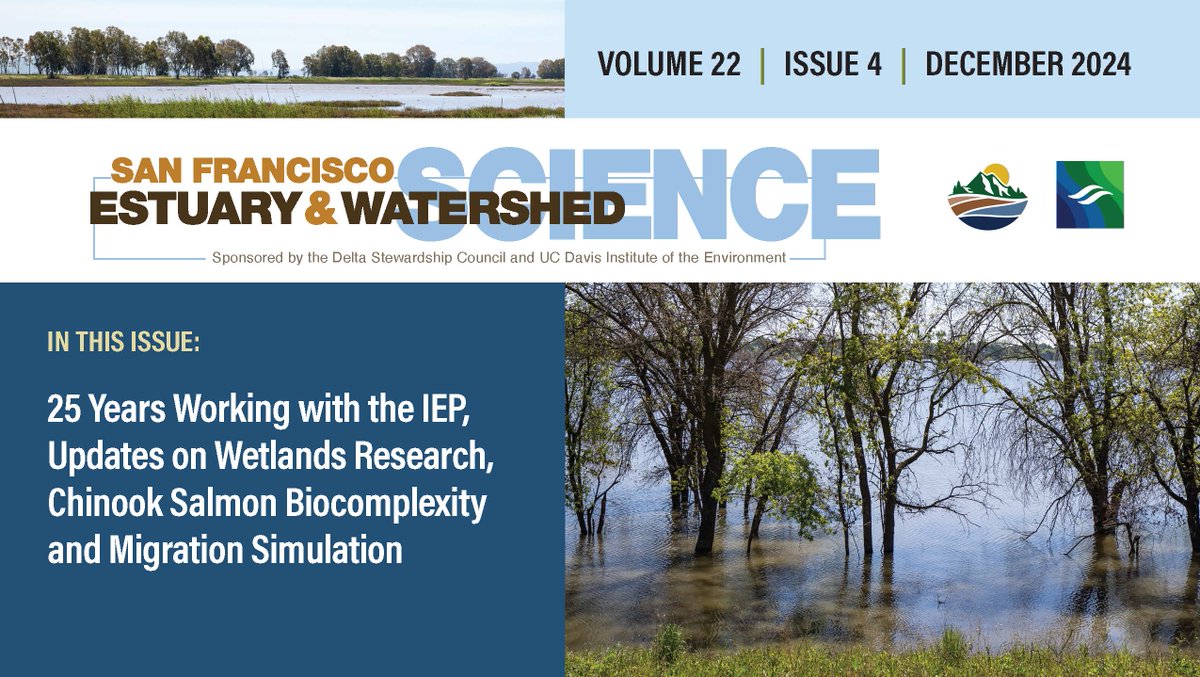 SFEWS  Volume 22, Issue 4 is now online. doi.org/10.15447/sfews…