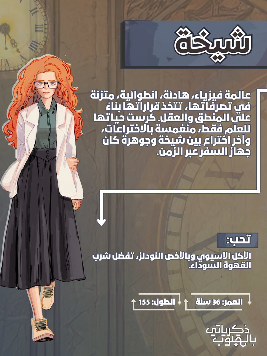 من هي عالمة الفيزياء الجوهرة وشريكتها في الاختراعات شيخة؟ 👩‍🔬👩🏻‍🔬​

تعرفوا أكثر على شخصيات #ذكرياتي_بالمقلوب واختراعهما جهاز السفر عبر الزمن 🕰️⏳