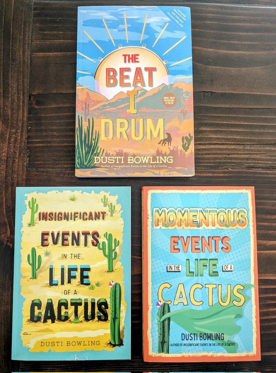 Dusti Bowling 🌵 (@dustibowling) on Twitter photo To celebrate THE BEAT I DRUM releasing on April 1st, I'm doing a giveaway! RT/F to enter for a chance to win a signed ARC of Connor's story, plus both Cactus books! Happy holidays, everyone! 🌵♥️🥁💙 <a href="/UnionSquareKids/">Union Square Kids</a> To celebrate THE BEAT I DRUM releasing on April 1st, I'm doing a giveaway! RT/F to enter for a chance to win a signed ARC of Connor's story, plus both Cactus books! Happy holidays, everyone! 🌵♥️🥁💙 <a href="/UnionSquareKids/">Union Square Kids</a>