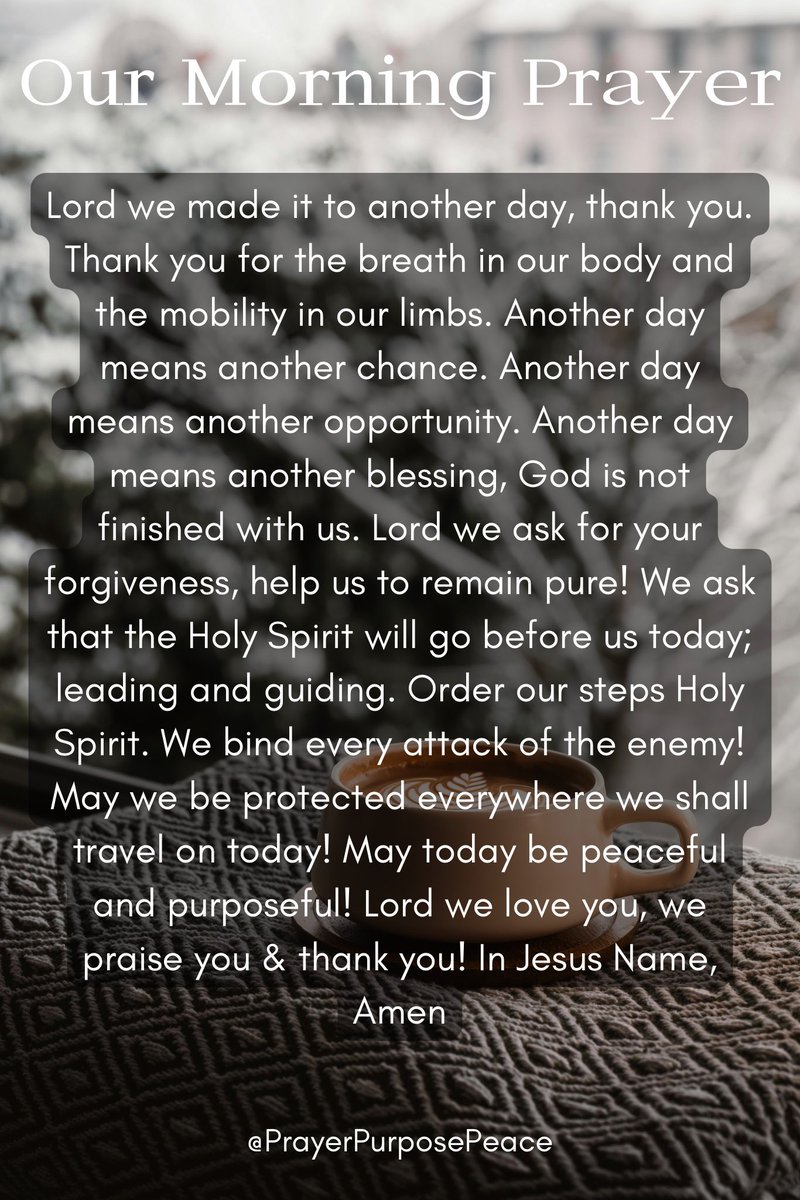 PrayerPurposeP's tweet photo. Have a Great Tuesday 🤍
#God #Jesus #HolySpirit #Pray #DailyPrayer #Tuesday #TuesdayMorning #GoodMorning #GodIsGood #Mobility #Remain #Finish #AnotherBlessing #Breathe #Exhale #Travel #Leader #Order #Attack #Purpose #Peace #Amen https://t.co/zn7fdN3h6A