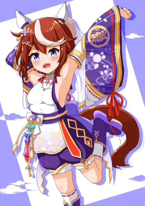 「華麗なボクを見ててよねっ!」#ウマ娘 #トウカイテイオー 