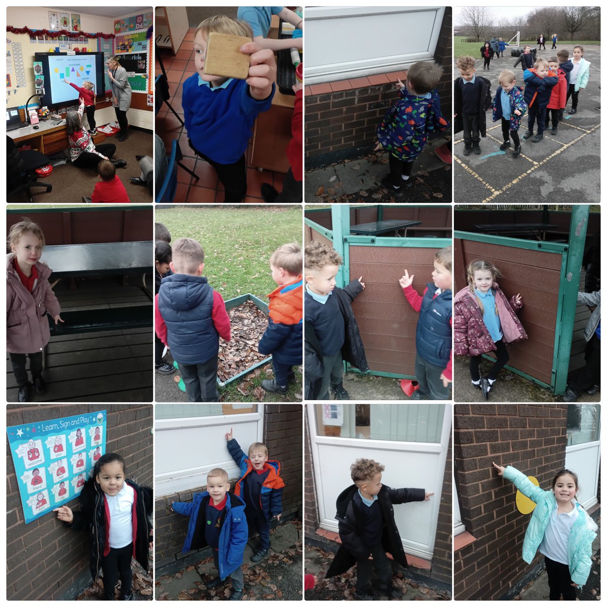 FS2AngramBank's tweet photo. In Maths we have introduced squares and rectangles, we had lots of fun on our shape hunt around school 🟨 https://t.co/JZvuWI9EZ5
