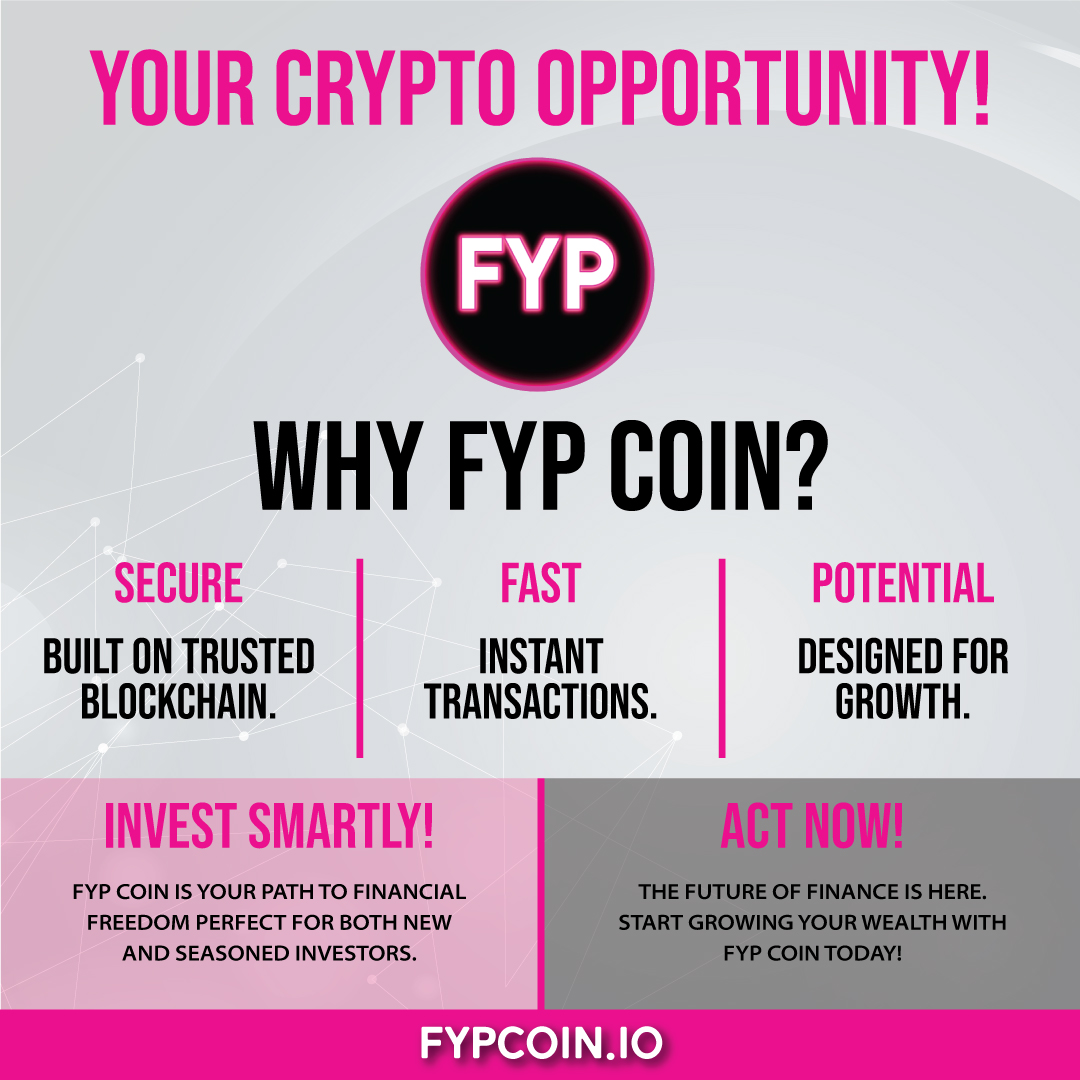 thefypcoin's tweet photo. 🪙 Fypcoin isn’t just a coin; it’s a movement!
💡 Built for growth, backed by trust.
💰 Secure your financial future with $FYP.
📈 Invest today 👉 https://t.co/LSIMgclmh8
#BlockchainInnovation #CryptoInvestments #Fypcoin https://t.co/9XNxe2wIWg