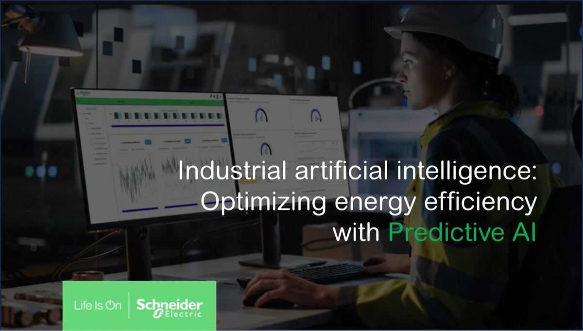MikeNFraser's tweet image. Learn more about how @SchneiderElec is leveraging the power of predictive AI and machine learning models to optimize energy consumption and reduce carbon emissions from plant utility systems spr.ly/6007tLmn3

#IIoT #DigitalTransformation #LifeIsOn