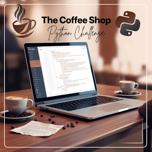 101Computing's tweet image. The Coffee Shop: Apply your Python skills to create a short program to work out the price of a cup of coffee based on the customer perferences. - Find out more on: s.mtrbio.com/lunjfrezfw