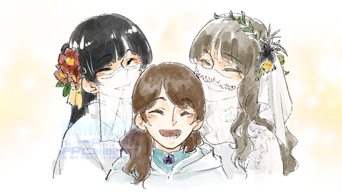 神谷奈緒 「新たな姉妹団体誕生と察知(イメージ) 」|そら|夢かうつつかのイラスト