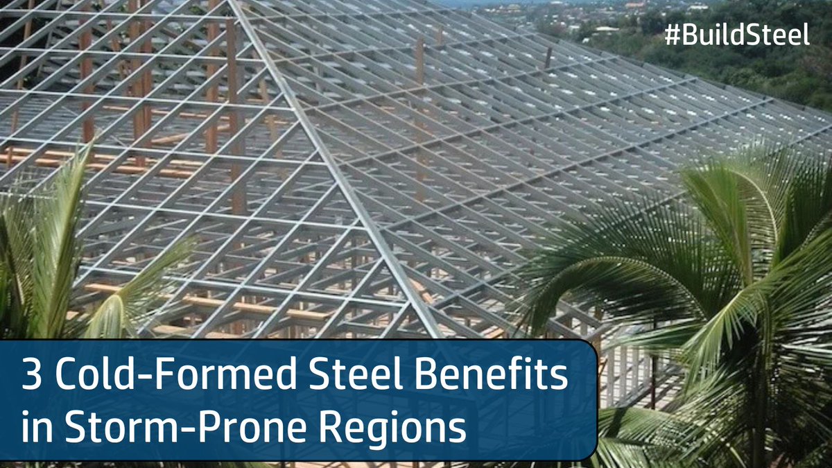 Learn 3 reasons why cold-formed steel outperforms traditional framing materials in the construction of hurricane-resistant buildings at ow.ly/nJae50UruYP
#Construction #Engineering #Hurricane #Safety #BuildSteel #CFSteel
<a href="/FRAMECAD/">FRAMECAD</a>