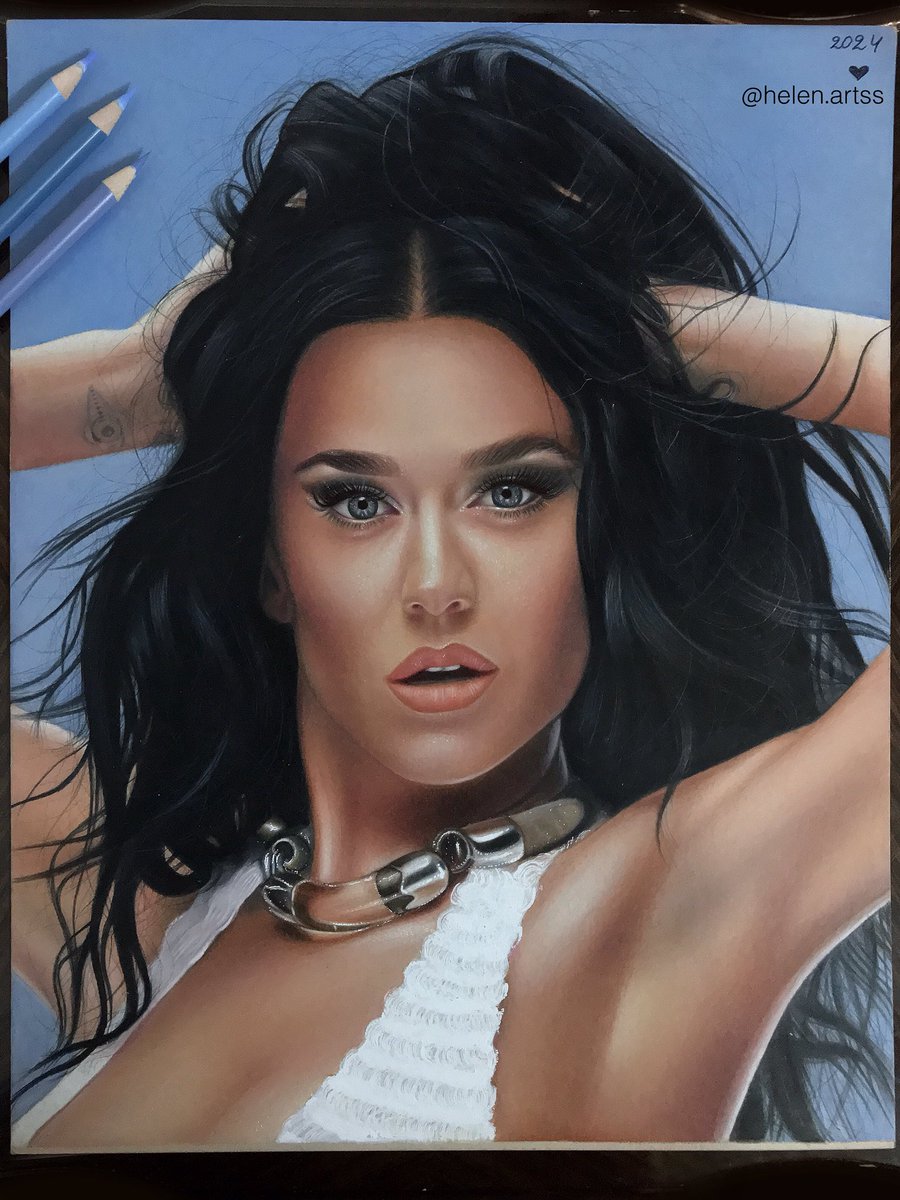New art 🧡 <a href="/katyperry/">KATY PERRY</a> 🧡🥹👌  #womansworld #KatyPerry #143 #helenartss #helenkhan #katyperrydrawing #katyperryartwork
