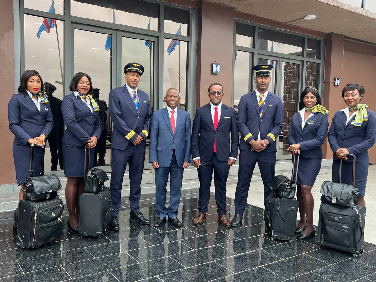 flyethiopian's tweet photo. Ethiopian Airlines, is excited to announce partnering with the Government of the Democratic Republic of the Congo (DRC) for the establishment of Air Congo. Air Congo’s operations began with two Boeing 737-800 aircraft, serving domestic markets, starting with seven airports within the DRC. 
This initiative aligns with Ethiopian Airlines' Vision 2035 strategy, which aims to establish multiple hubs across Africa, complementing existing partnerships with ASKY Airlines in Lomé, Malawi Airlines in Lilongwe, and Zambia Airways in Lusaka.
#FlyEthiopian AirCongo