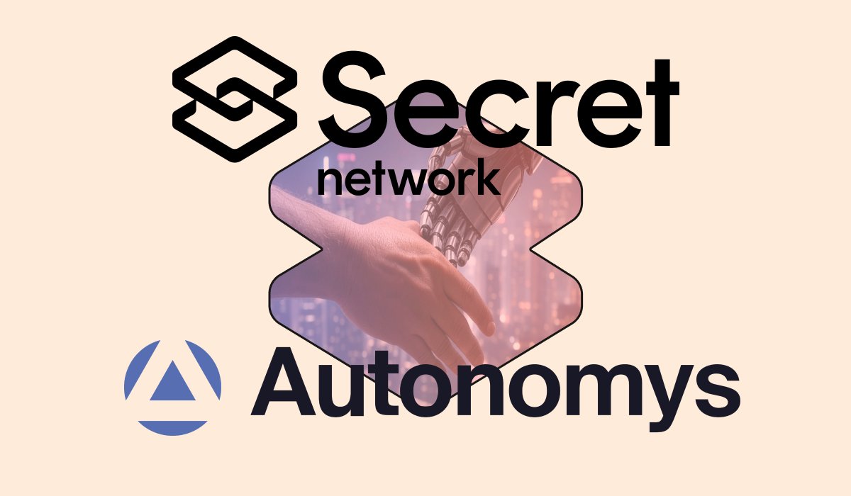 Secret Network (@secretnetwork) on Twitter photo Secret Network and <a href="/AutonomysNet/">Autonomys | AI3.0</a> Forge Strategic Partnership to Power the Future of Decentralized AI
Unlocking the Future of Decentralized AI: Secret Network and Autonomys Join Forces to Power Private, On-Chain AI Agents with Claive as the Catalyst.
1/5 Secret Network and <a href="/AutonomysNet/">Autonomys | AI3.0</a> Forge Strategic Partnership to Power the Future of Decentralized AI
Unlocking the Future of Decentralized AI: Secret Network and Autonomys Join Forces to Power Private, On-Chain AI Agents with Claive as the Catalyst.
1/5