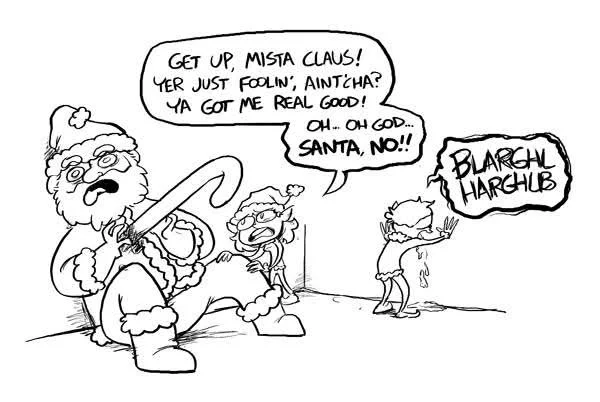 Throwback to almost ten years ago, when one of my first ever freelance gigs for CollegeHumor was a Choose Your Own Adventure Christmas murder mystery. 
